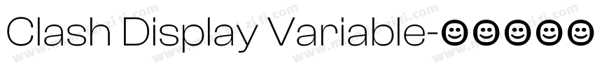 Clash Display Variable字体转换